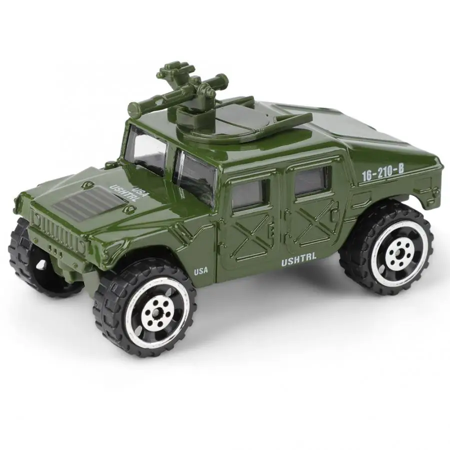 1/87 6pcs Kid Child Miniature Military Car Model Set Simulation Vehicle Toy Gift | Игрушки и хобби