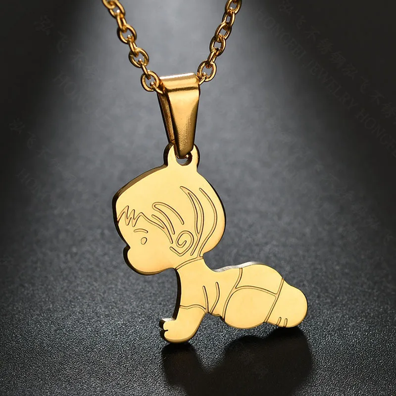 Простая Милая мультяшная кукла коррозия Мальчик подвеска для девочки маленький