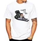 Забавная Мужская футболка с медведем и юмором, робот ТАРС, новинка на лето, белая повседневная мужская футболка с коротким рукавом, мультяшный Интерстеллар