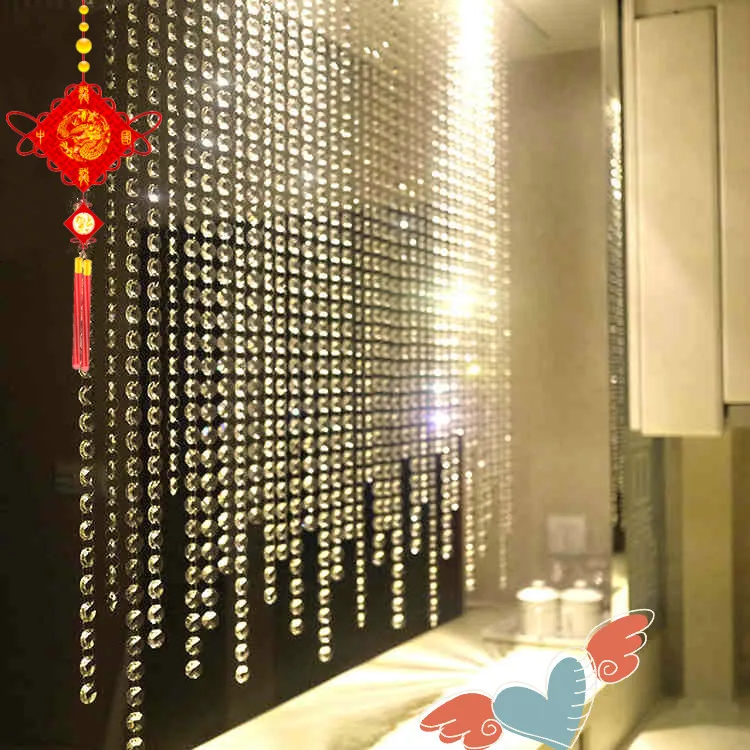 Новинка ручная работа занавеска из прозрачного хрусталя украшение для дома окон