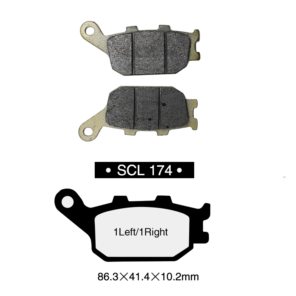 ZS MOTOS For Honda CBF600 2004 2005 2006 2007 2008 2009 2010 2011 2012 2013 Motorcycle Front &amp Rear Disc Brake Pads System Race |