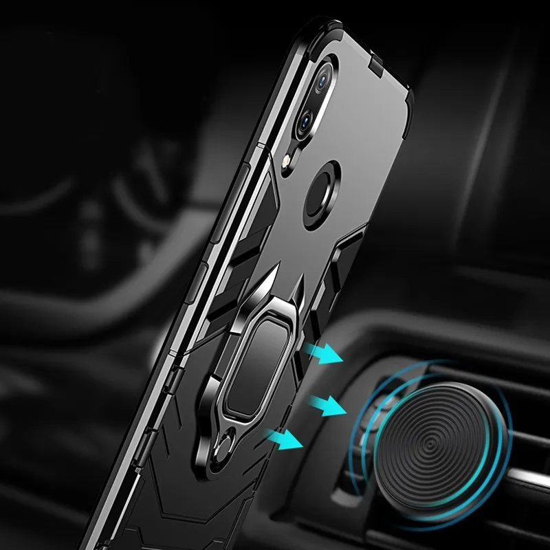 Чехол для Xiaomi Redmi Note 7 автомобильный держатель из поликарбоната + ТПУ