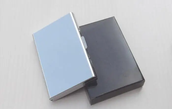 Stainless Mirror Высококачественная нержавеющая сталь унисекс орган бизнес-держатель для карт хранения антимагнитных кредитных карт ID держатель для мужчин для хранения карт горячая распродажа - Цвет: Stainless Mirror