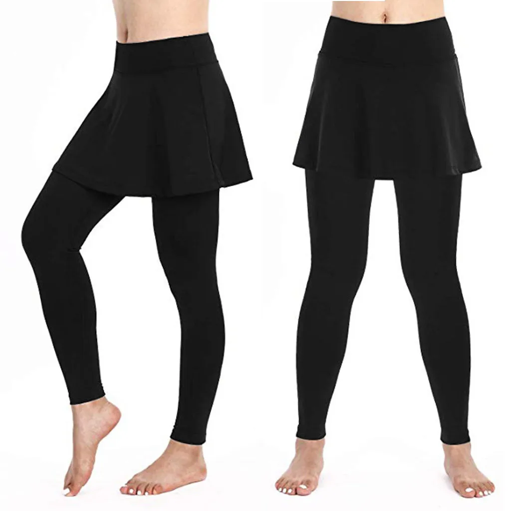 Леггинсы женские повседневные юбки леггинсы брюки для тенниса спортивные