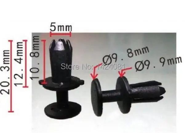

100x OEM BUMPER / TRUNK PUSH-ON TYPE Retainer Clip Fit For VW VOLKSWAGEN