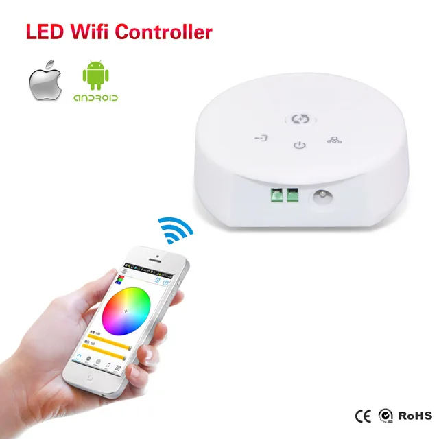 5 шт./лот 12В/24В магический НЛО светодиодный WIFI контроллер для RGB/RGBW Светодиодная