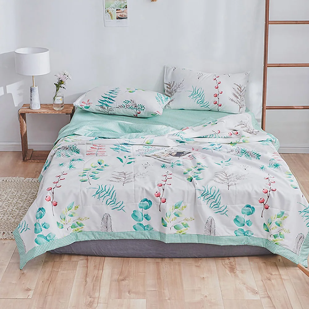 Домашние хлопковые летние стеганые одеяла покрывало Твин полностью королевские