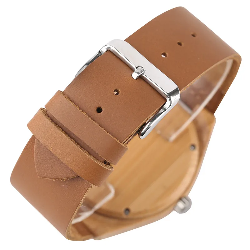 Высококачественные мужские часы ручной работы из натурального дерева с тигровым