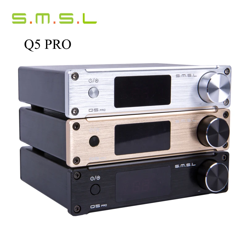 SMSL Q5 Pro Высокое качество HIFI 2.0 чистый цифровой домашнего аудио Усилители домашние