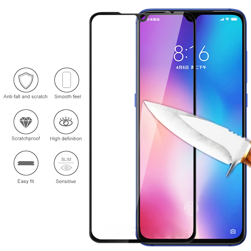 Закаленное стекло tempred для xiaomi 9 Защитное mi se mi9 9se Защитная пленка экрана|Защитные