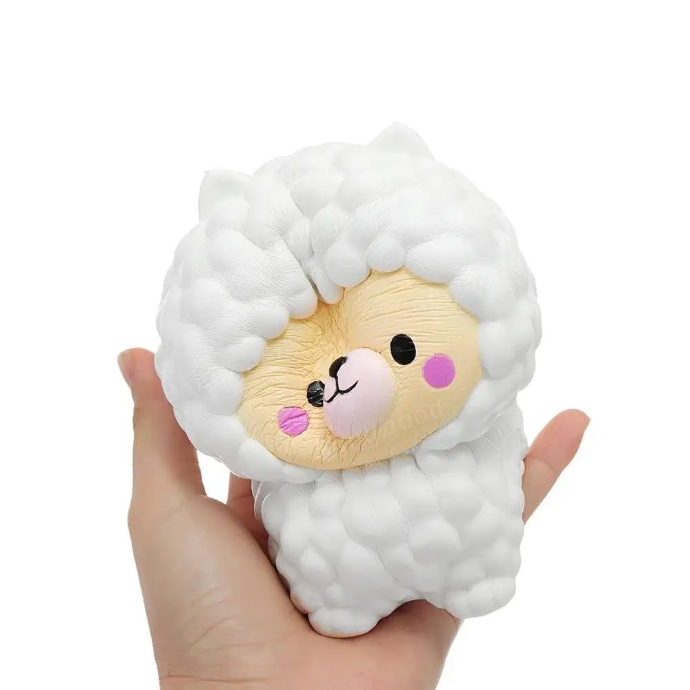 Новые милые мягкими 12 см Jumbo мультфильм овца Альпака ягненка замедлить рост Kawaii