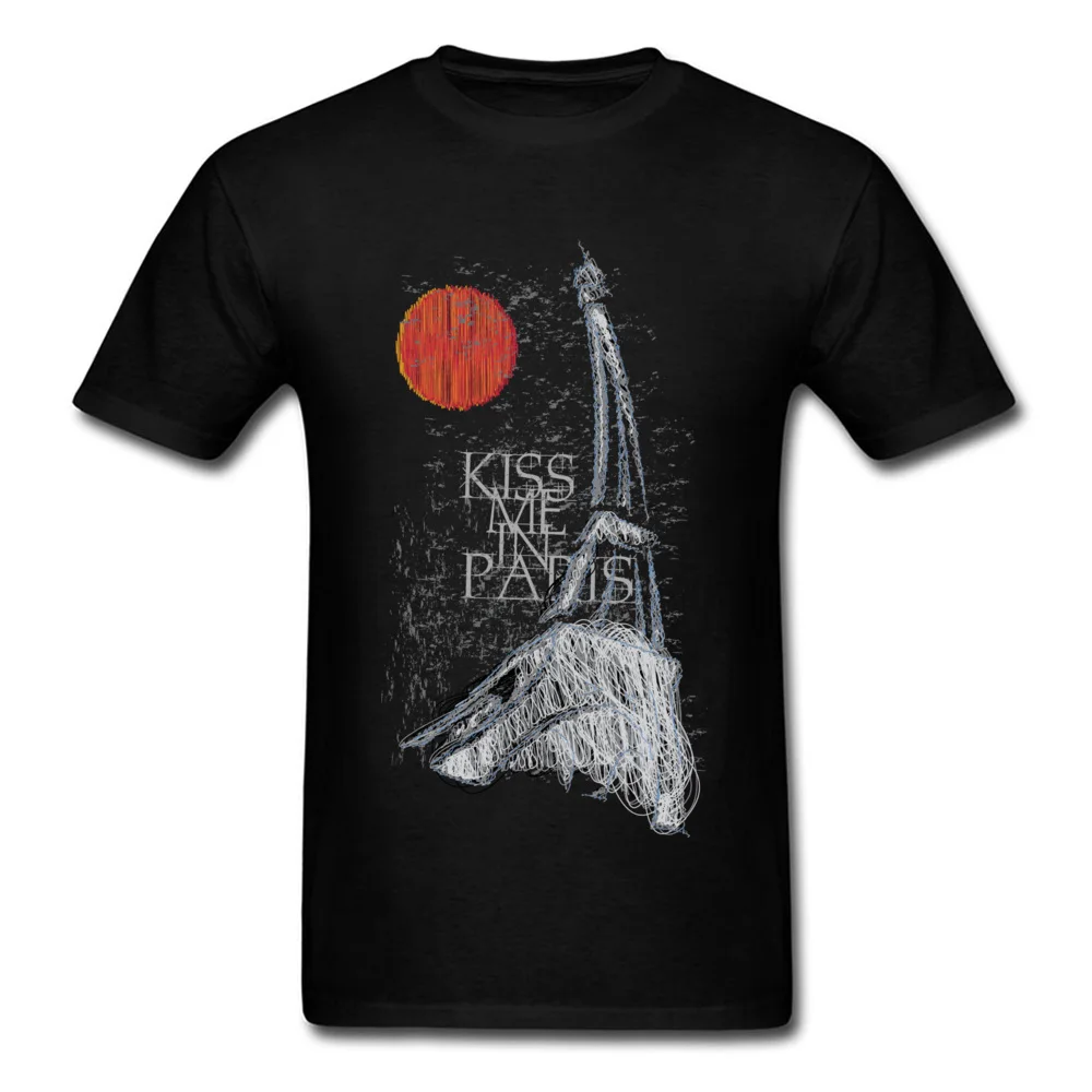 Футболка Kiss Me Paris Мужская футболка женская хлопковая уникальная одежда