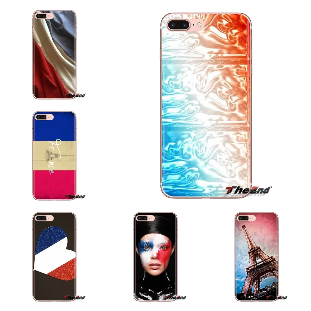 Чехол из ТПУ с французским флагом и Эйфелевой башней для Huawei G7 G8 P7 P8 P9 P10 P20 P30 Lite Mini