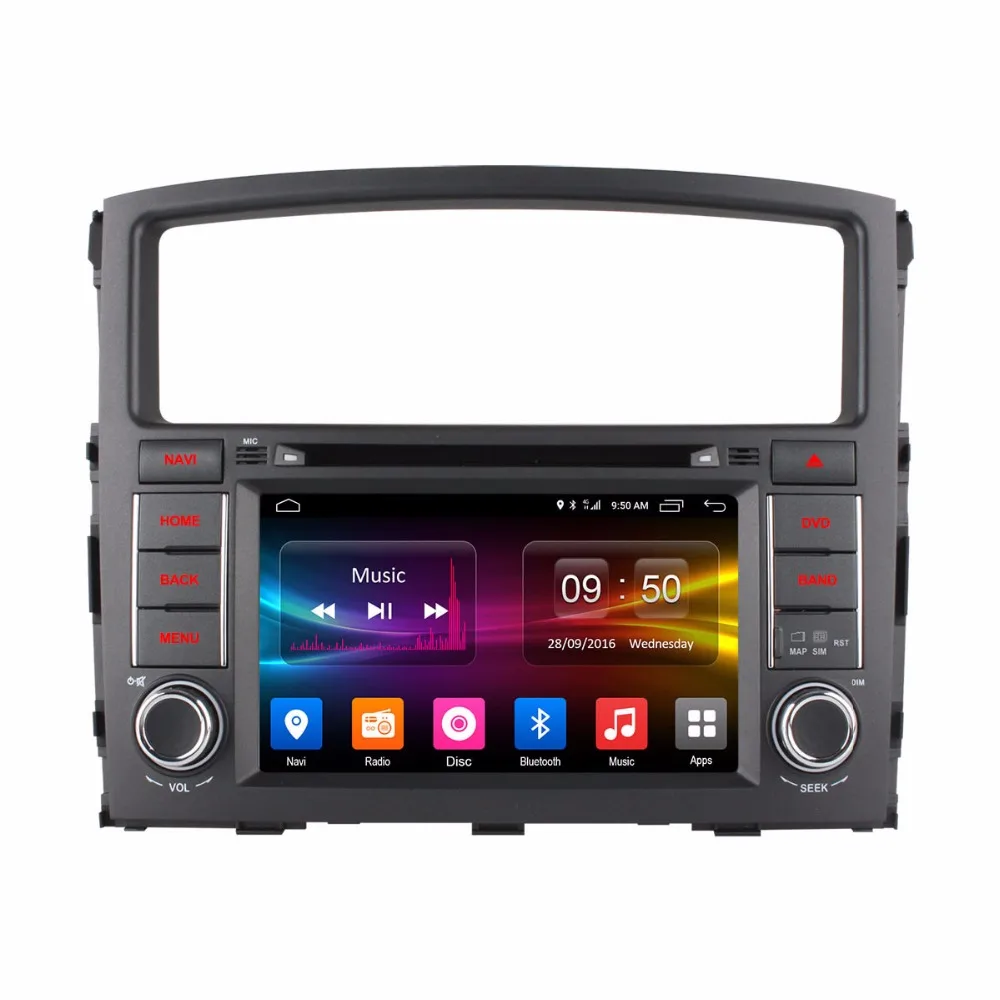 1024*600 Octa 8 Core 2GB RAM Android 6 0 Автомобильный DVD-плеер для MITSUBISHI PAJERO V97 V93 2011 2012 2013 2014 2015 GPS