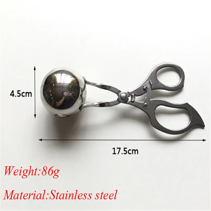 Kitchen Fixtures Non Stick Rvs Gevulde Gehaktbal Clip Maker Mold Koken Tool DIY Draagbare Keuken accessoires |