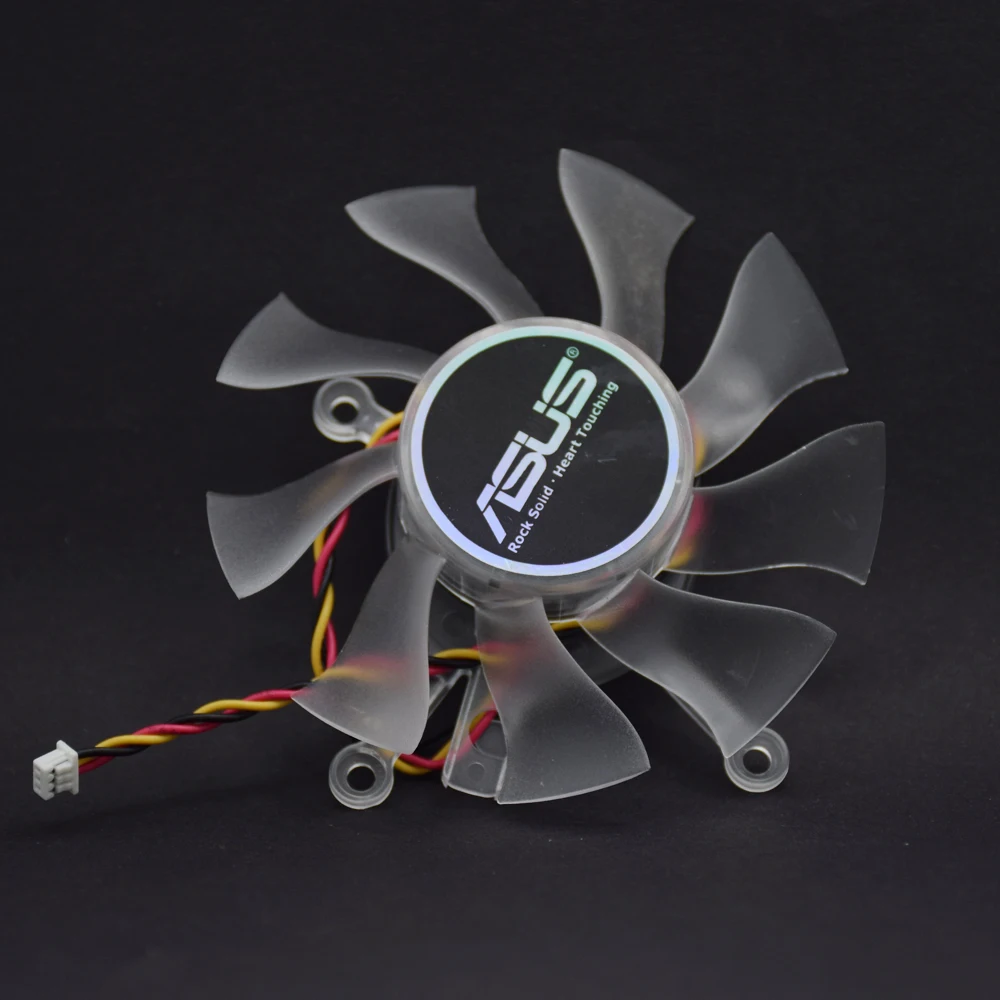 Видеоадаптер Ystech YD128015EL 75 мм графический адаптер VGA Kuhler Lufter Ersatz 4x43 12 В 0 46a 3 штифта