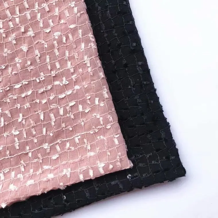 Шифоновое женское платье осень 2019 новый красный флаг пряжа жаккард крюк