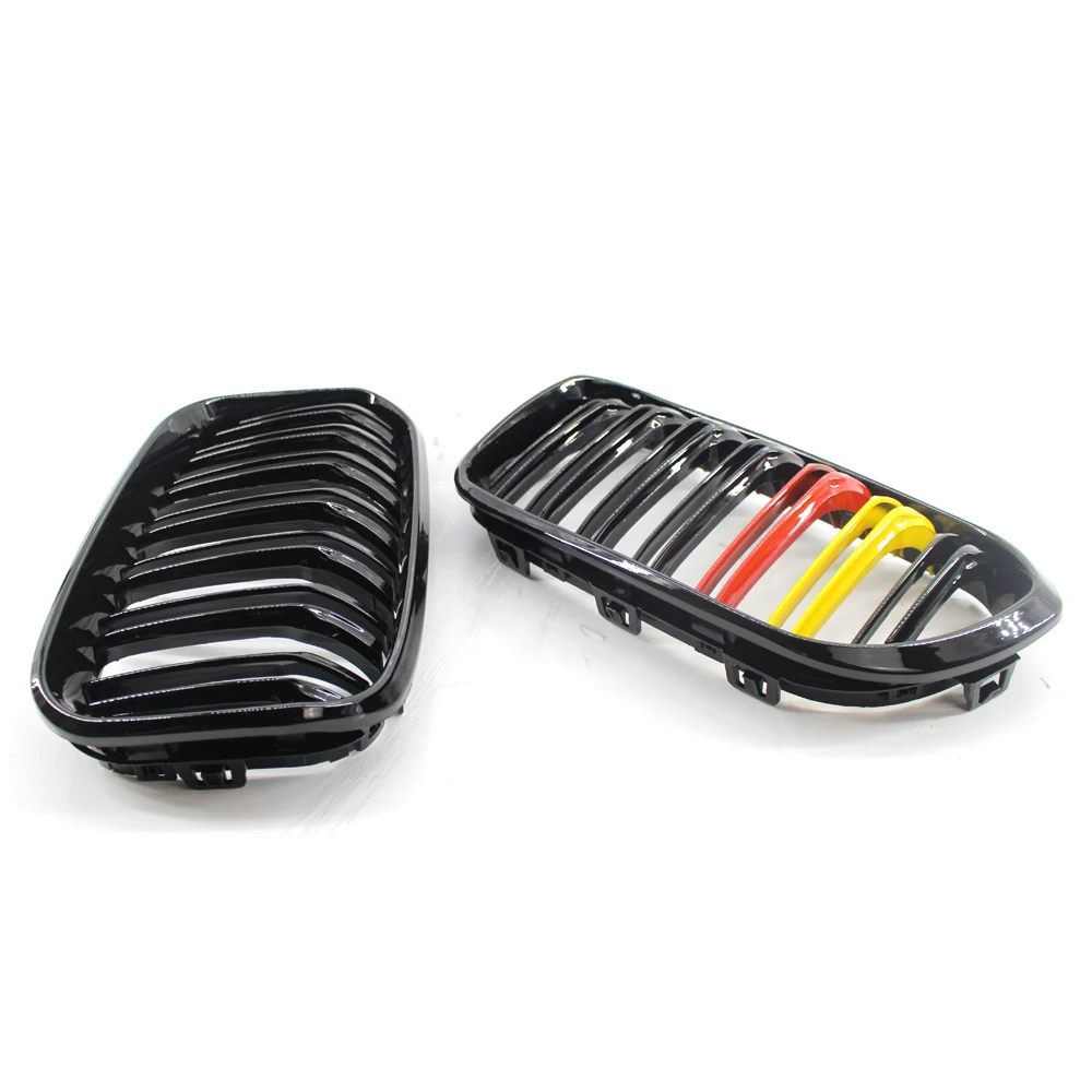 1 pairs Good quality Gloss Black For BMW 1-Series F20 F21 LCI Front Grill M135i | Автомобили и мотоциклы