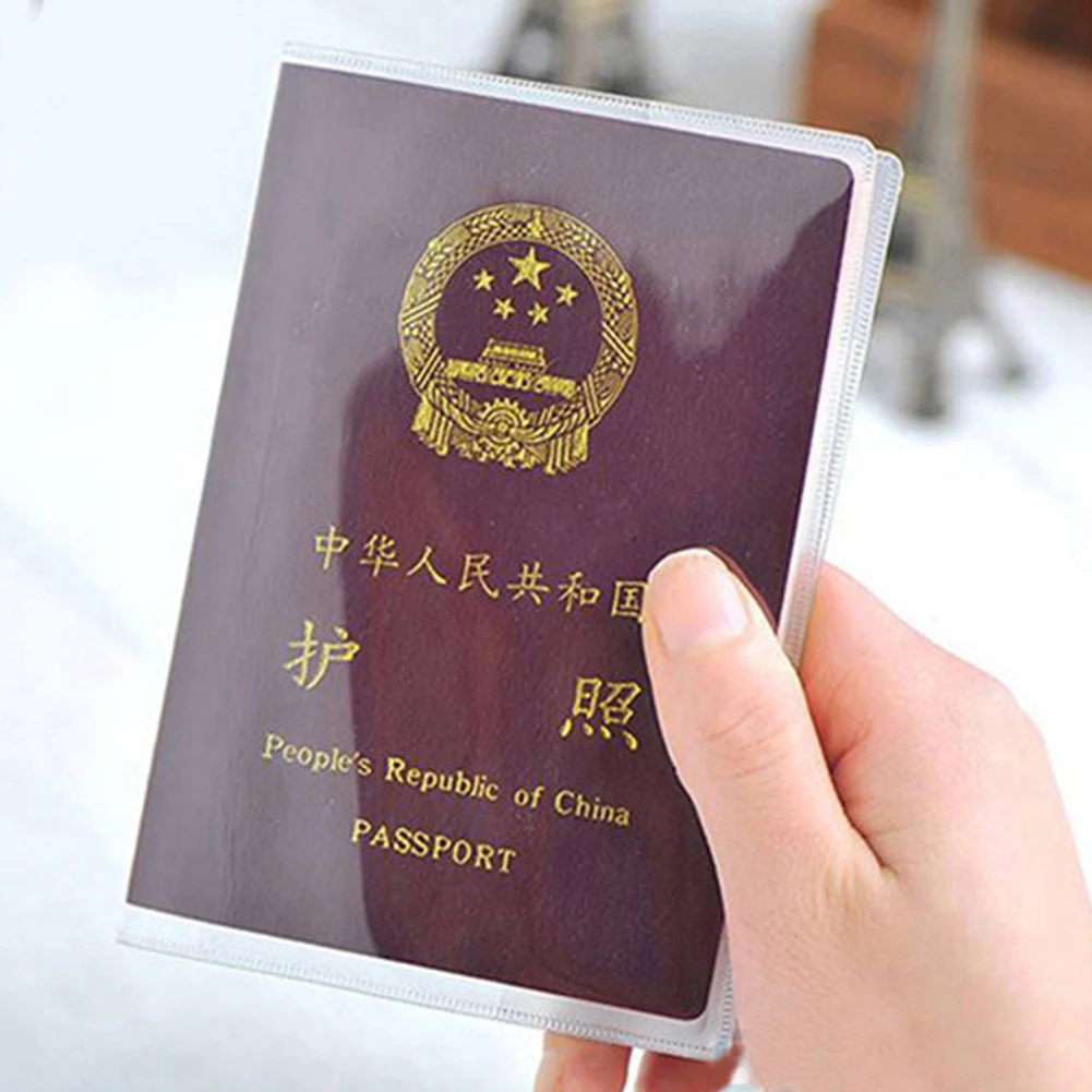 Чехол для паспорта прозрачный держатель чехол органайзер защита ID карты 13 519 см/5