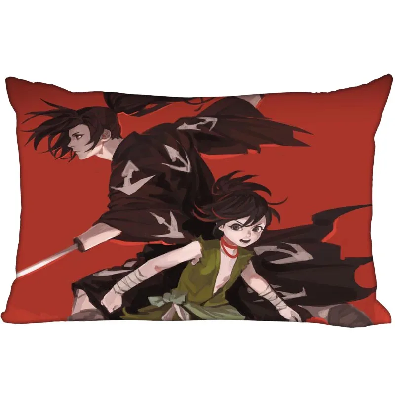 Крутые изготовленные на заказ Подушка Чехол Dororo Стиль Подушка Чехол 35X45 см один сторонами прямоугольного подушки пледы чехол для Спальня