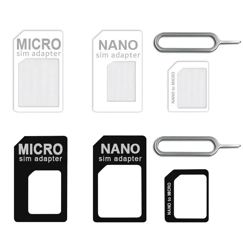 Новое поступление 2018 адаптер 4 в 1 для Sim карты Nano Micro Standard размер iPhone X 7 8 телефона