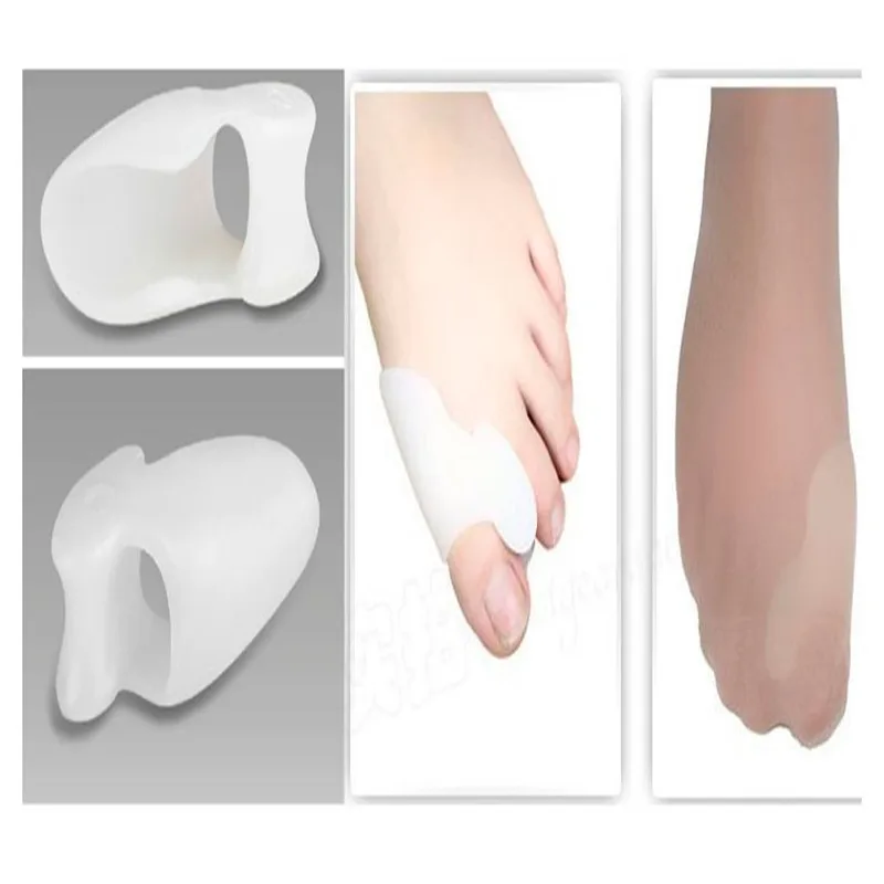 Детали 2 силиконовые разделители для пальцев ног ортопедическая коррекция