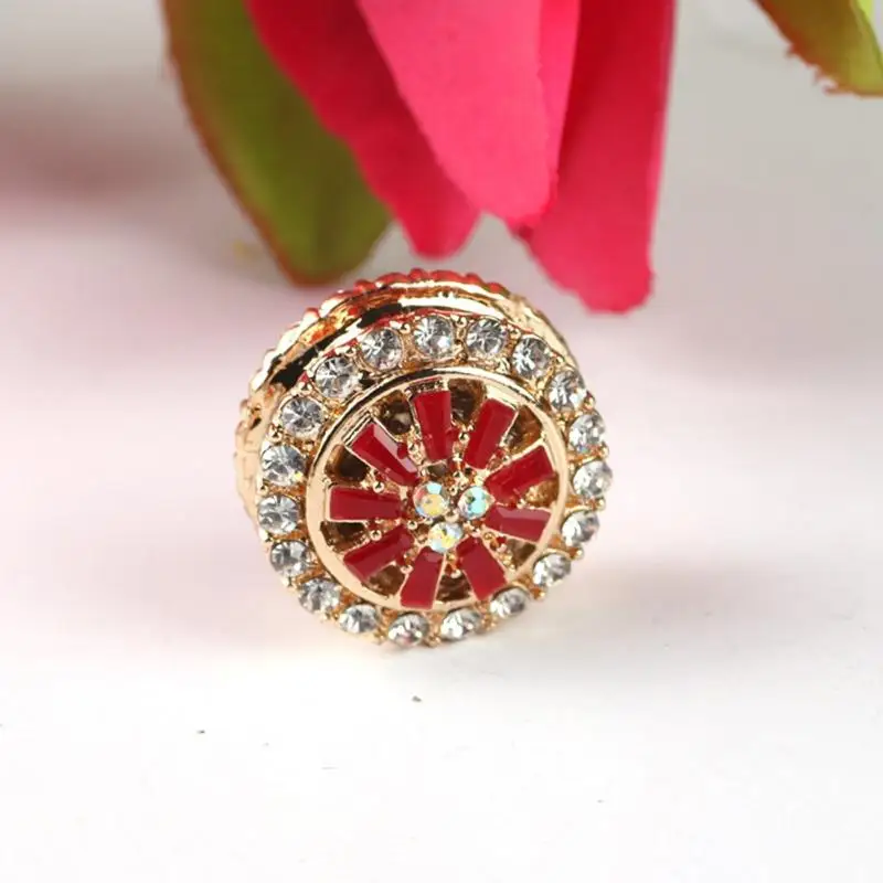 Женская мода Винтаж Цветочный магнит брошь мусульманский шарф Пряжка хиджаб