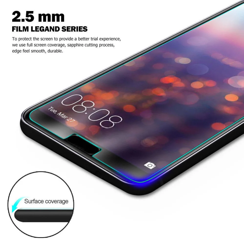 Для Huawei P20 Pro/P20 Lite Экран протектор 9 H HD закаленное Стекло пленка кожи