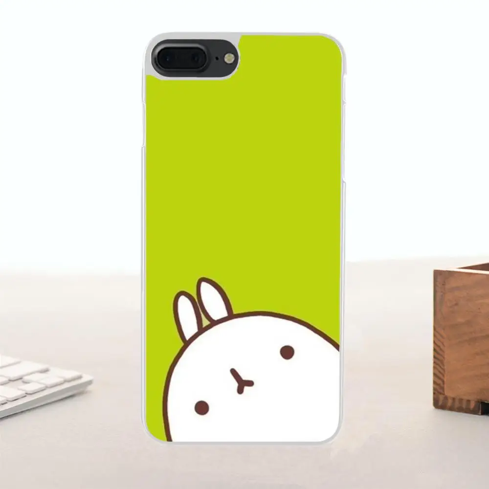 Bixedx для Apple iPhone 4 4S 5 5C SE 6 6S 7 8 Plus X мягкий чехол сотового телефона Sweet Molang Kawaii|Бамперы|