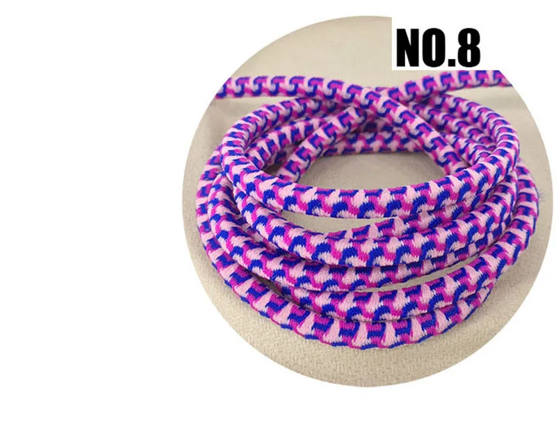 NO8 Meetee 5/10 метров 5 мм, Леопардовый принт, эластичный пояс, Резиновая лента DIY Головные уборы круглый эластичный сухожилий и протектором в виде веревки ручной работы волос Материал кольца EB009 - Цвет: NO8