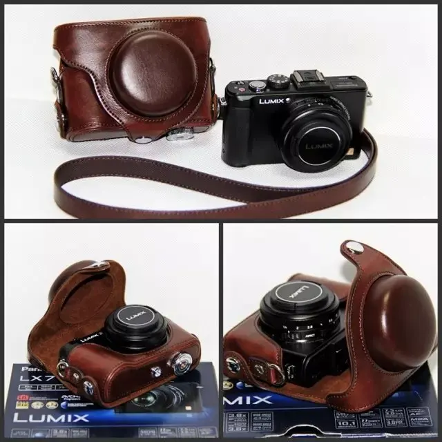 Защитный чехол для камеры, защитный чехол для Panasonic Lumix DMC LX5 LX5 LX3, кофе