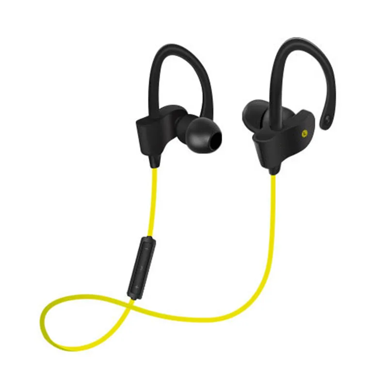Bluetooth наушники беспроводные спортивные бас шейные с микрофоном для телефона iPhone
