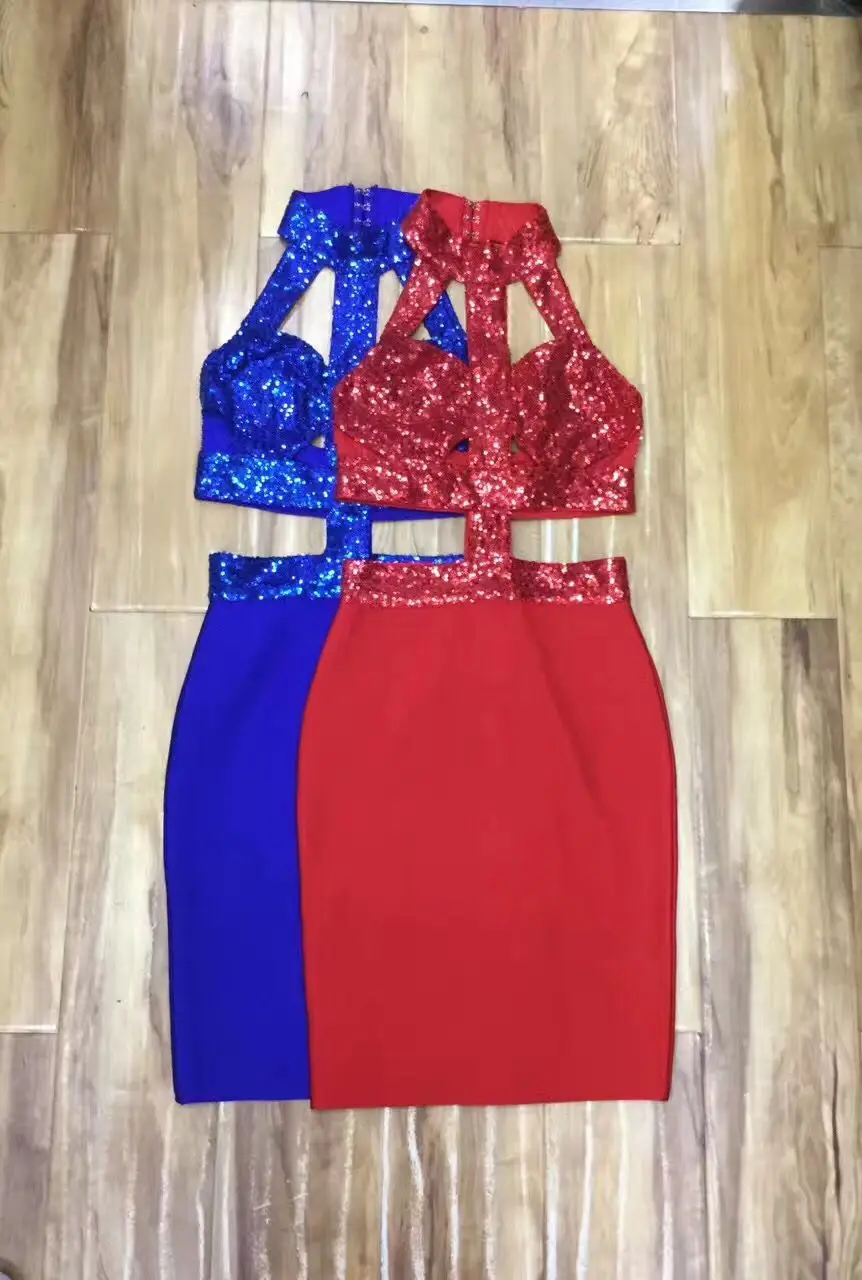 Новые женские роскошные пикантные выдалбливают Холтер бежевый синий и красный