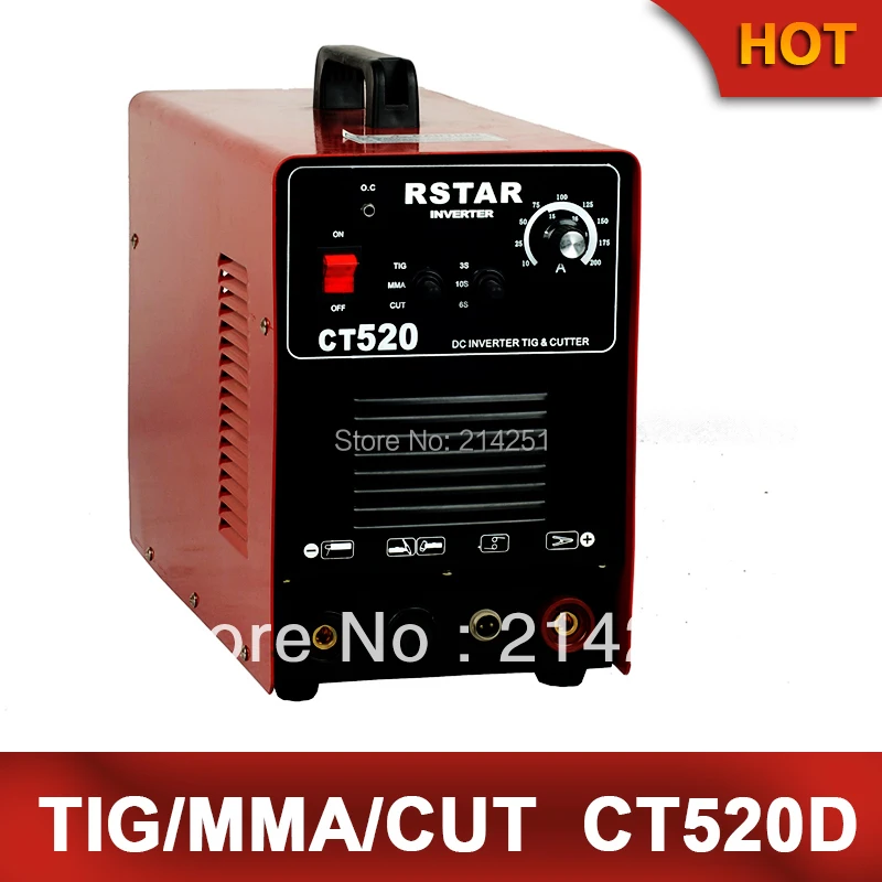 2014 г., лидер продаж, модный аппарат для плазменной резки Ct520 3ni1 Arc/tig/плазменной резки, бесплатная доставка