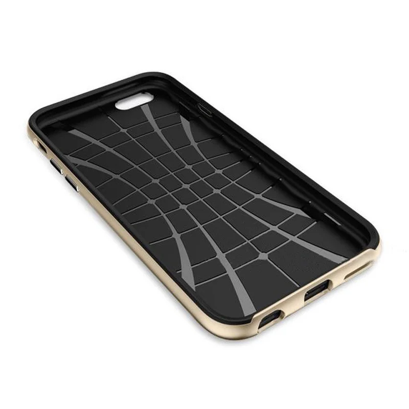 Горячие люкс броня чехол для iPhone 5 / 6 плюс противоударно двухслойный мобильные