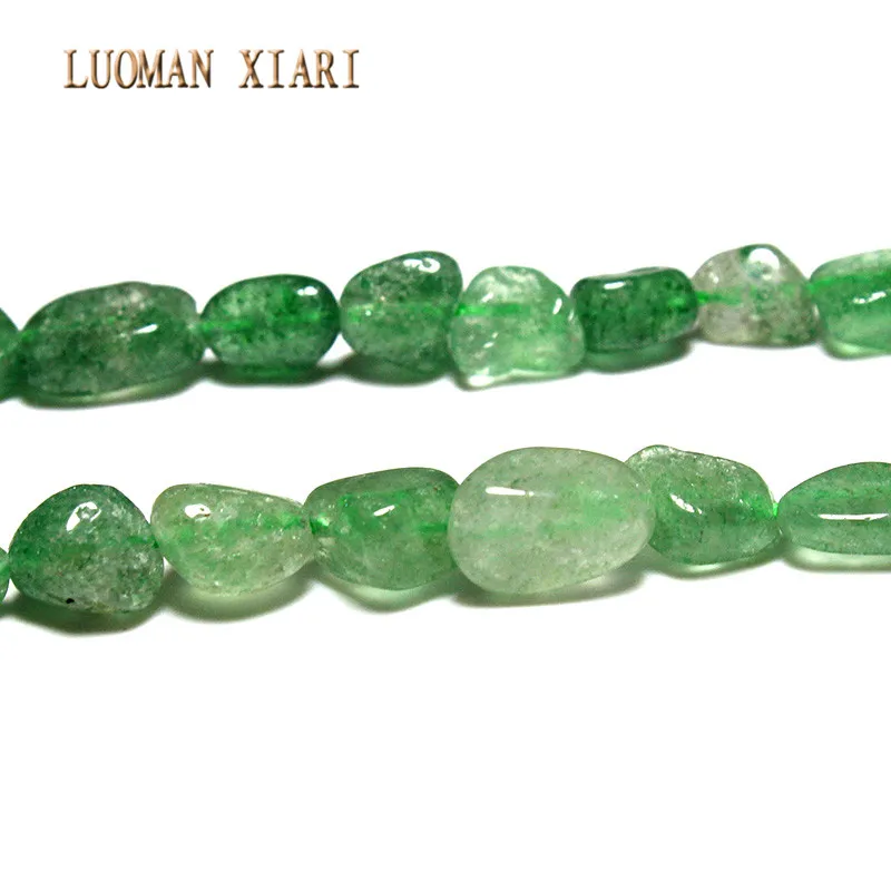Бусины из натурального зеленого клубничного кварца 5-8 мм 15 дюймов 50 шт. |