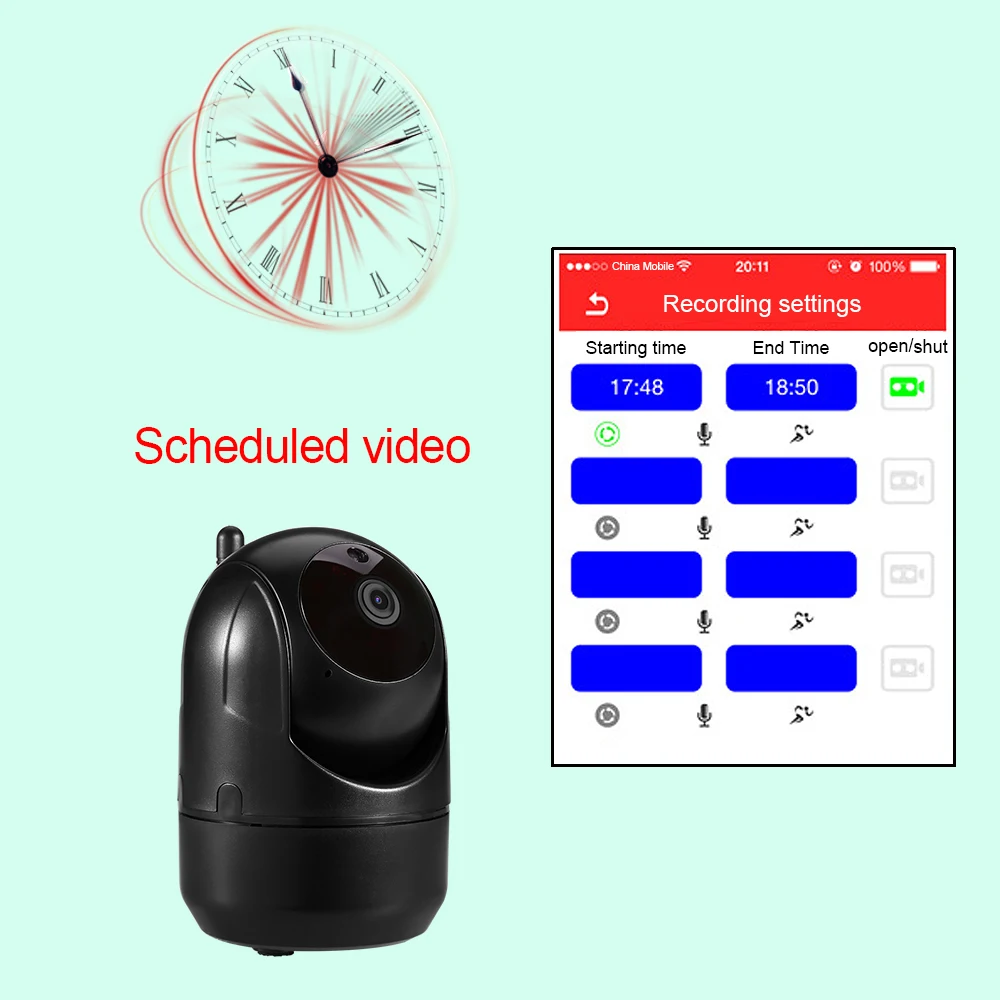 Wi-Fi беспроводная ip-камера рыбий глаз HD 720P Видео Безопасность панорамная 355