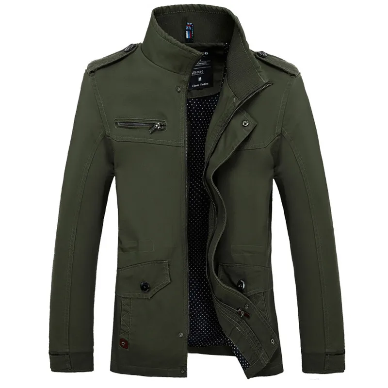 Riinr Новое поступление мужская куртка Slim Fit высокое качество Мужская осенняя