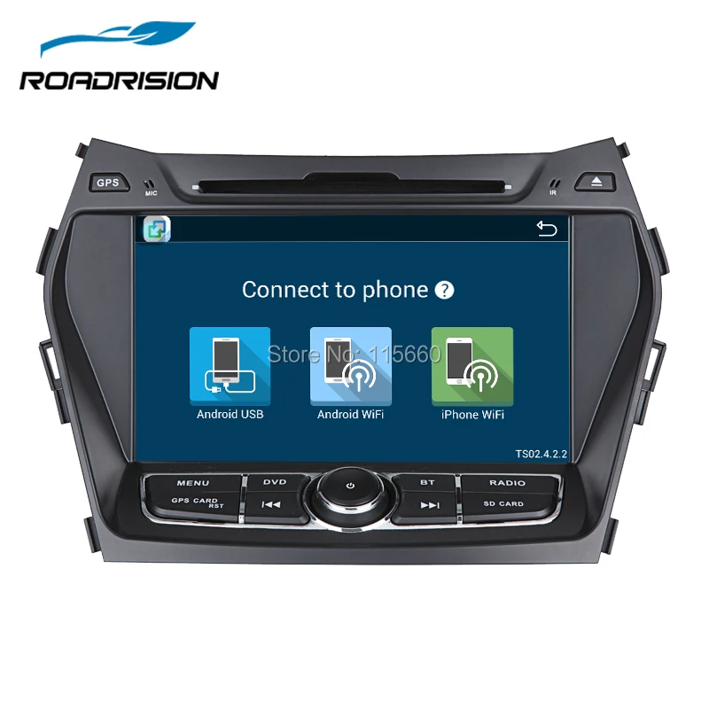 RoadRision автомобильный dvd плеер Android 6 0 GPS для Hyundai IX45/Santa Fe 2013 2014 Авто Радио Стерео