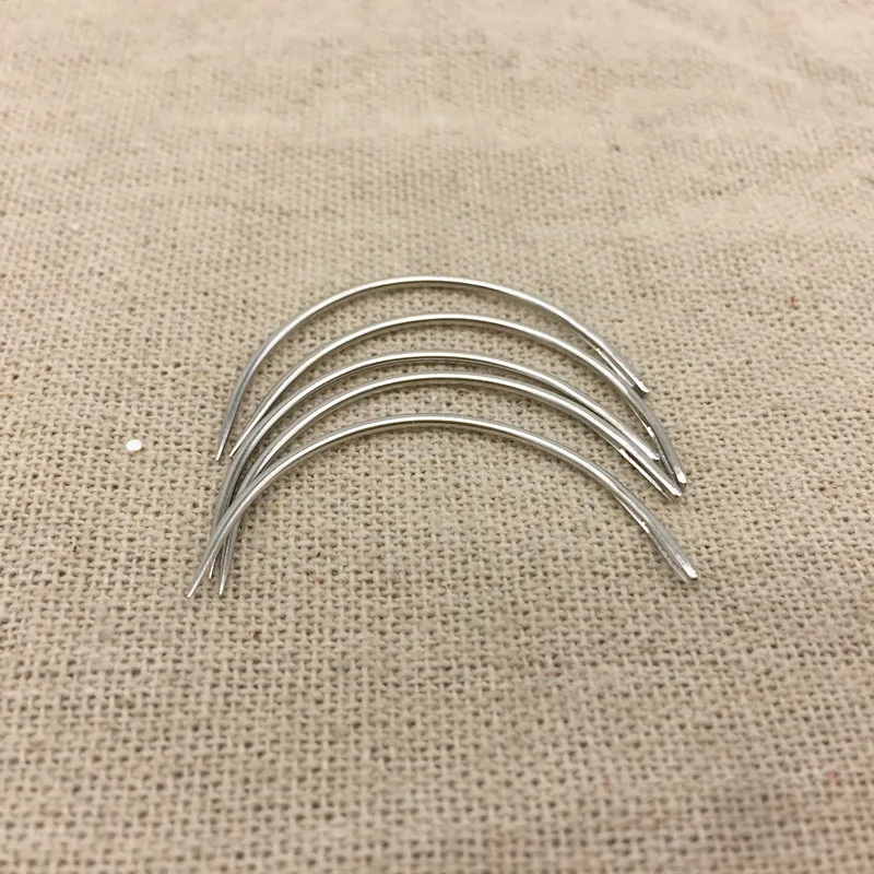 Изогнутые швейные иглы из нержавеющей стали 10 шт. 5 см | Дом и сад