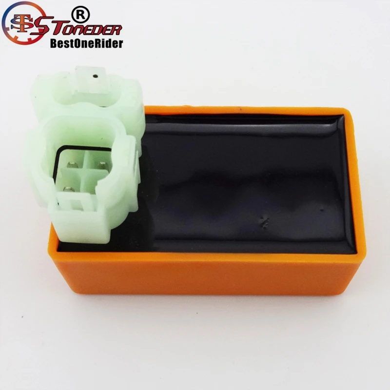 STONEDER 6 Pin AC зажигания CDI Коробка для GY6 50cc 125cc 150cc 139QMB 157QMJ двигатель китайский