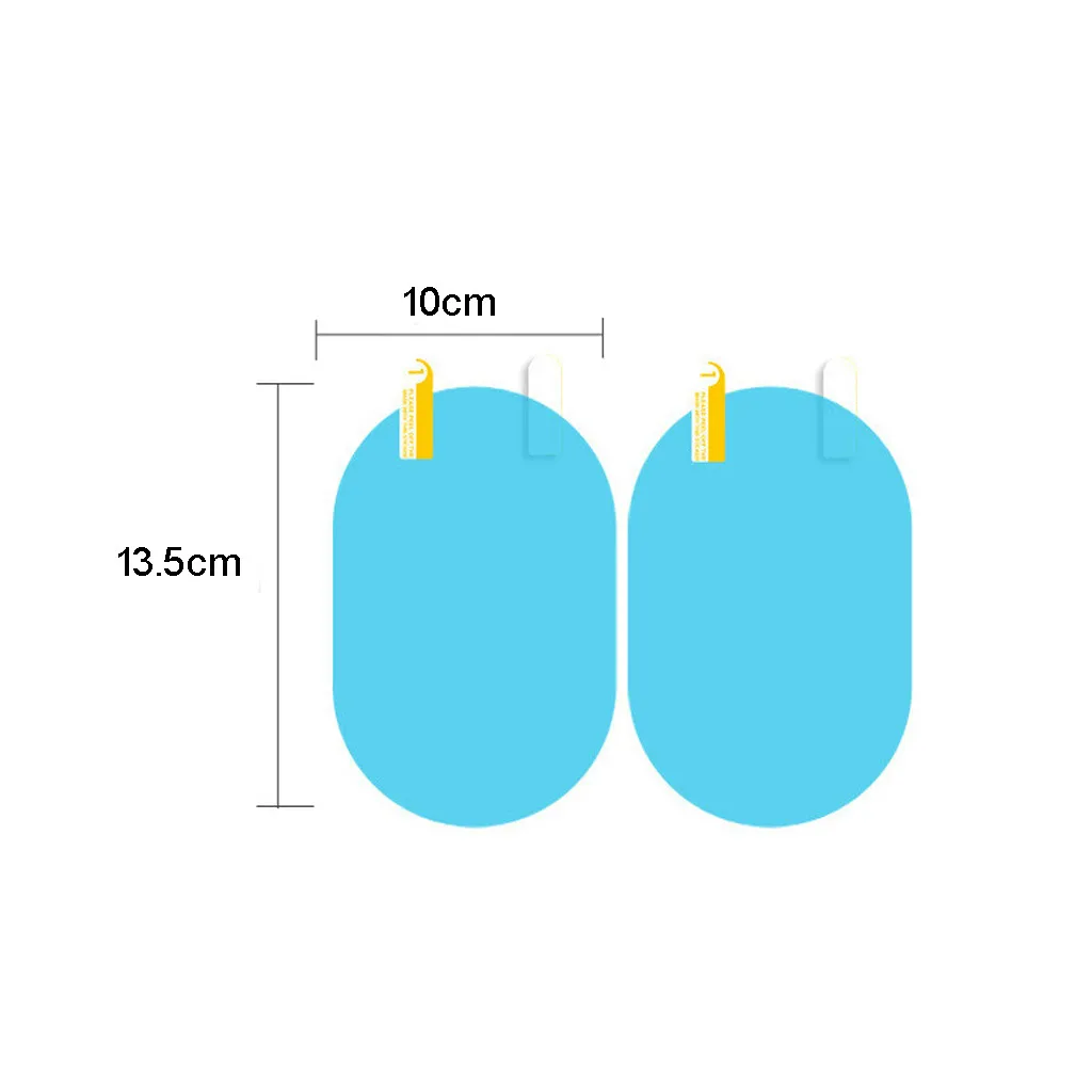 

NEW 4pcs/Pack Car Rearview Mirror Waterproof Anti-Fog Rain-Proof Film Side Window Glass Film A Variety Of Size #YL5