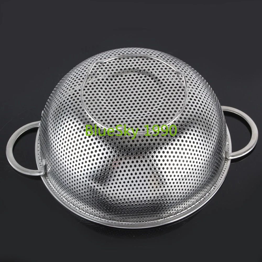 Сетка из нержавеющей стали кухонный Овощной дуршлаг для фруктов сито с двойной