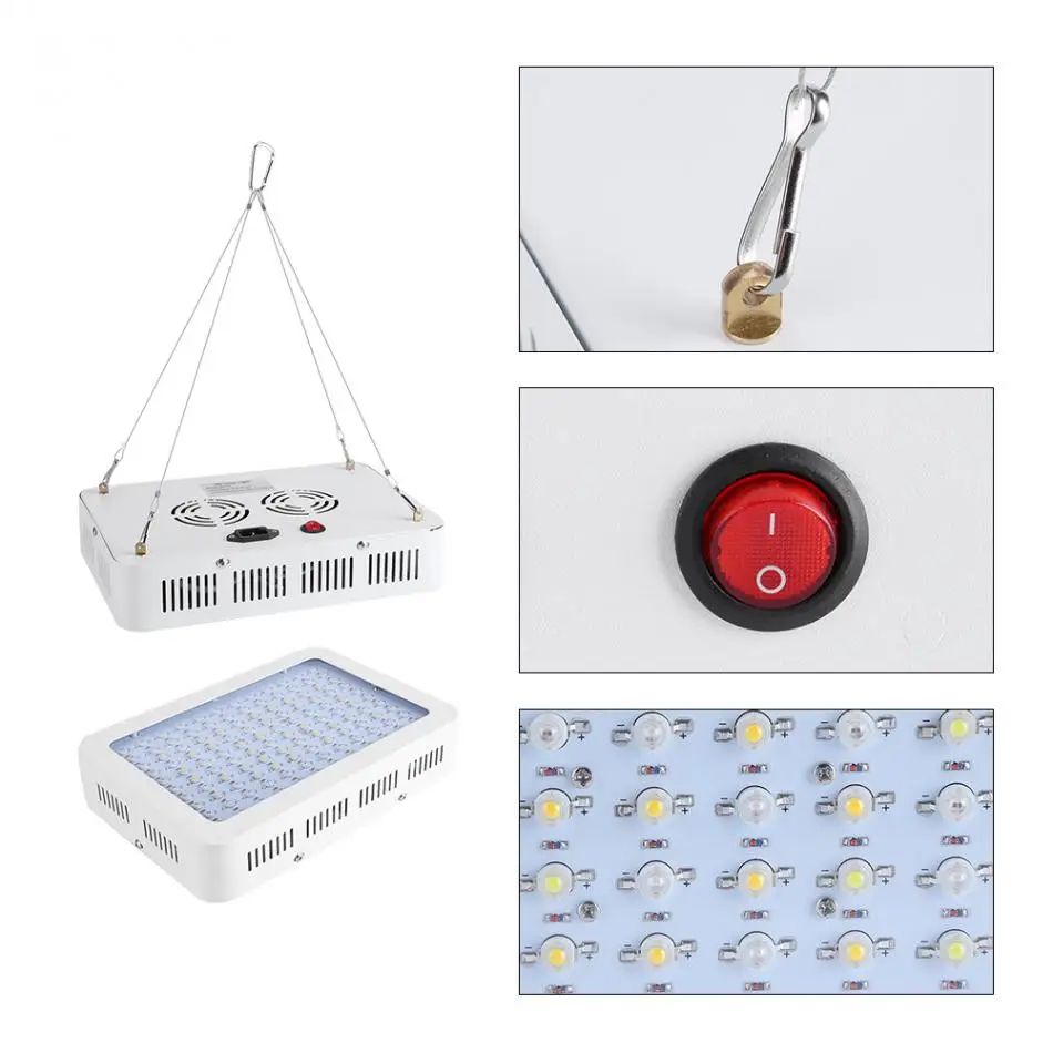AC 85-265V 1200W LED Grow Light Full Spectrum 120 Plant Lamp Hydroponics Vegs Flowering Panel | Освещение