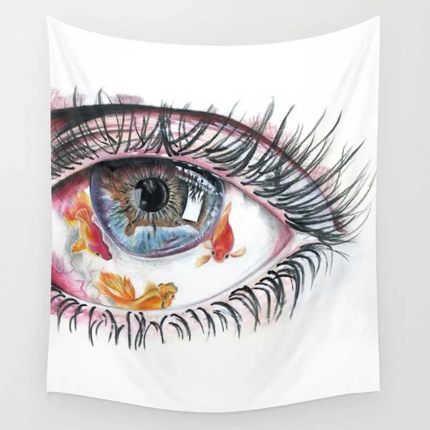 Цветочные гобелены с изображением Льва птиц глаз космонавтов цветной