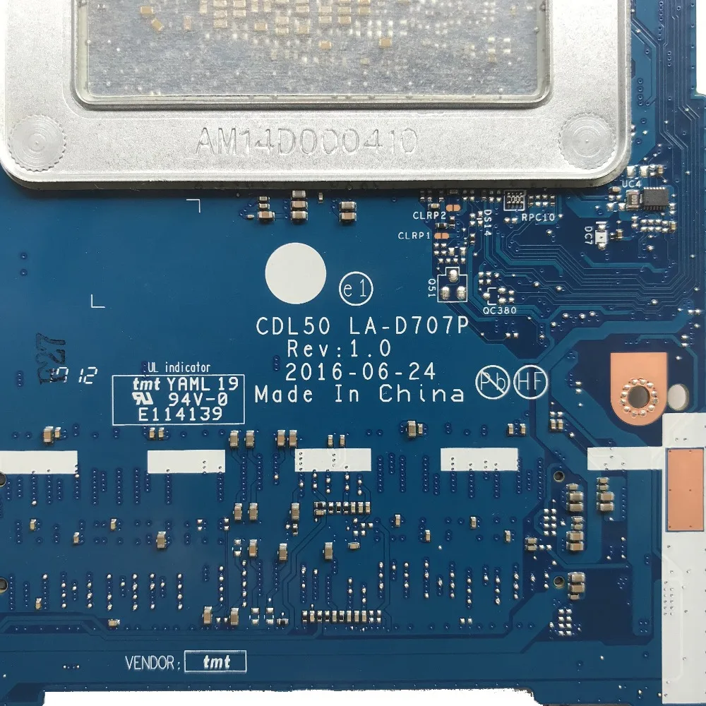 Для HP 15 AY AY198NR Материнская плата ноутбука LA D707P 914598 601 501 001 аккумулятор большой