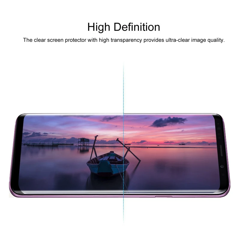 Защита экрана для Samsung Galaxy S9 S8 Plus Note 8 9 + 3D изогнутое полное защитное стекло пленка