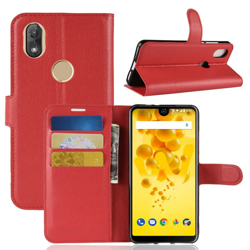 WIERSS Wallet Phone Case for Wiko View 2 Pro View2 Flip Leather Cover Coque Etui | Мобильные телефоны и аксессуары