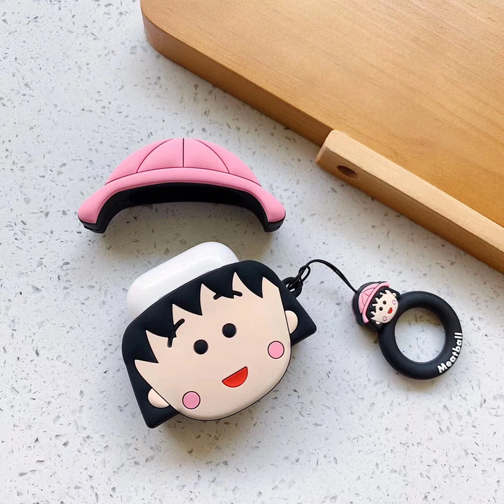 Для Airpods чехол 3D мультяшный персонаж Мягкий силиконовый брелок дизайн оболочка