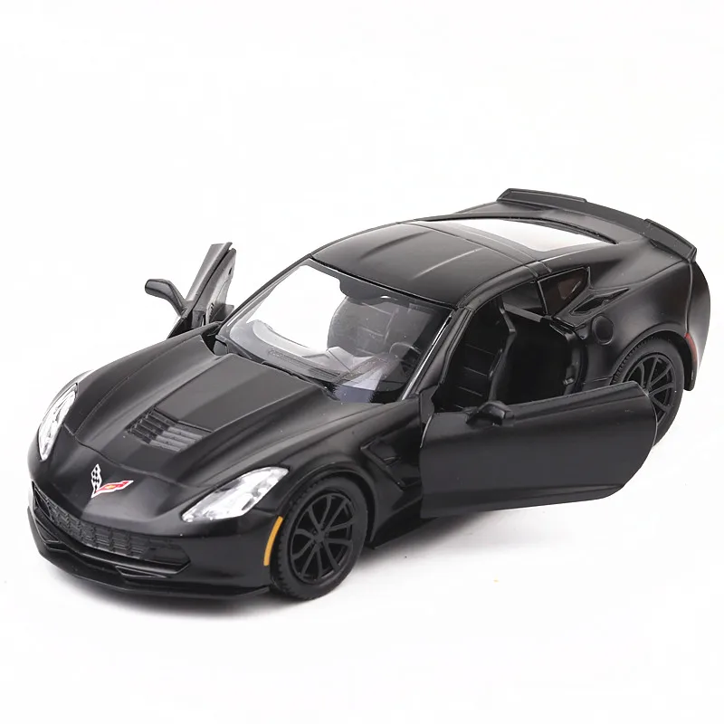 1:36 весы Corvette c7 литая под давлением металлическая модель автомобиля коллекция